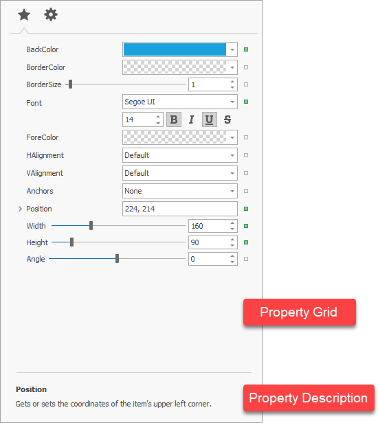 Property Grid - Property Description