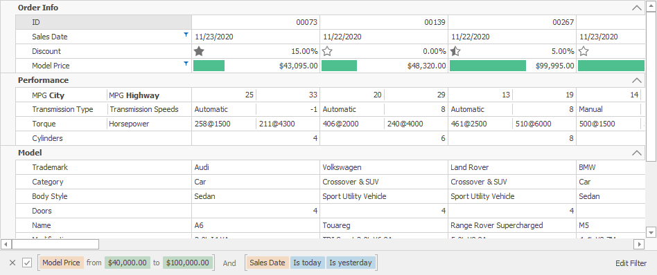 devexpress xamarin grid add row button