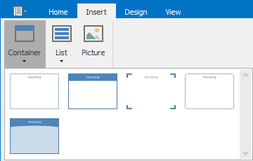 Add Diagram Container