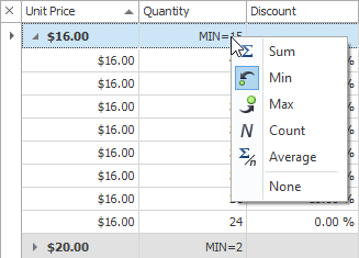 AlignGroupSummaryInGroupRow-Menu