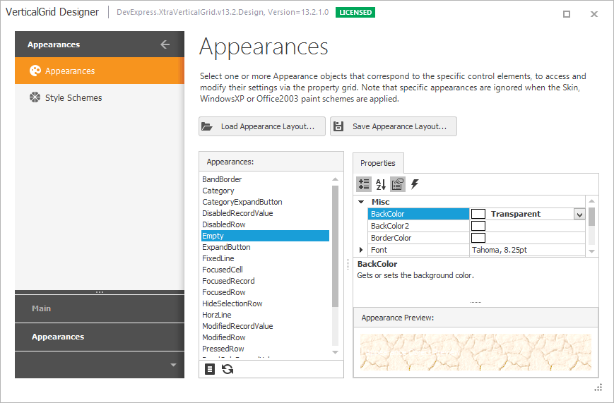 AlphaBlending - Styles - TransparentEmpty