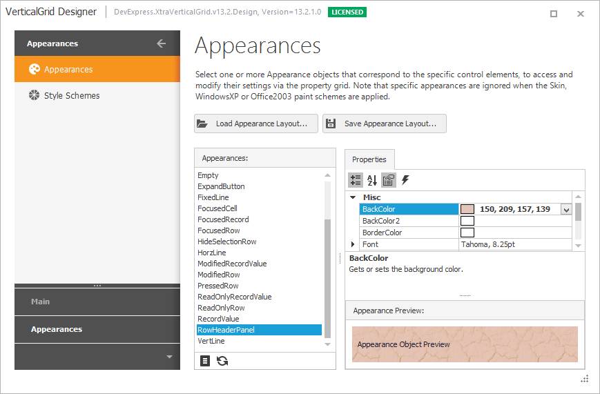 AlphaBlending - Styles - TransparentHeaders