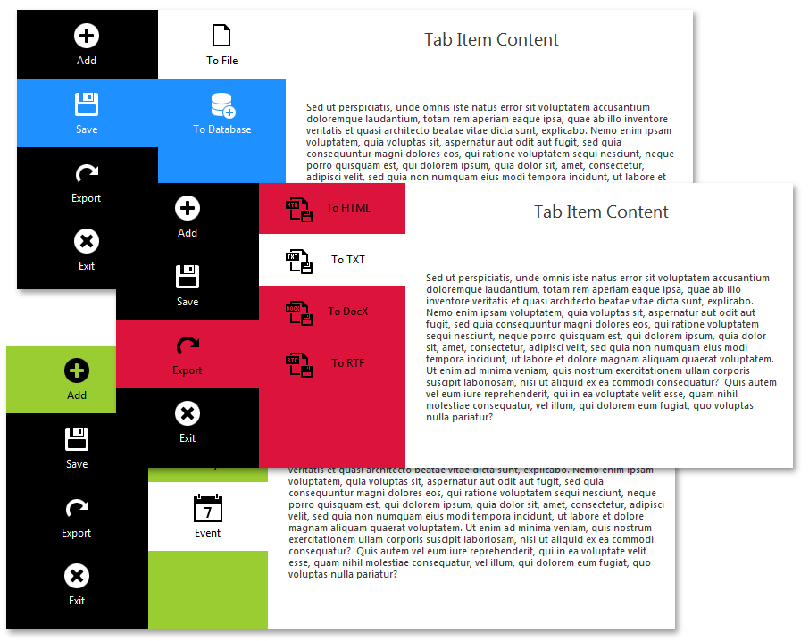 BackstageViewControl - Multi-level Backstages