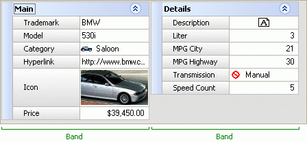 BandsLayout - BandCount