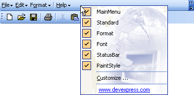 BarManager_ShowToolbarsContextMenu