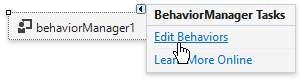 Behaviors - Component Smart Tag Menu