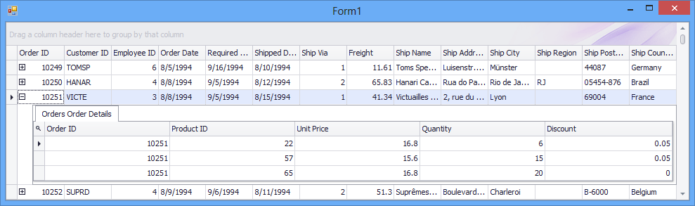 Binding Grid Control To A Data - Step 10