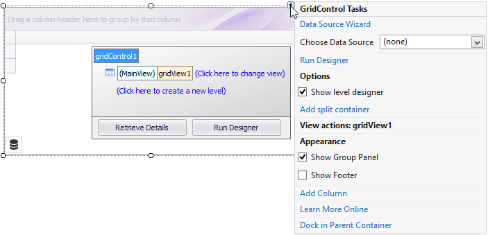 Binding Grid Control To A Data - Step 1