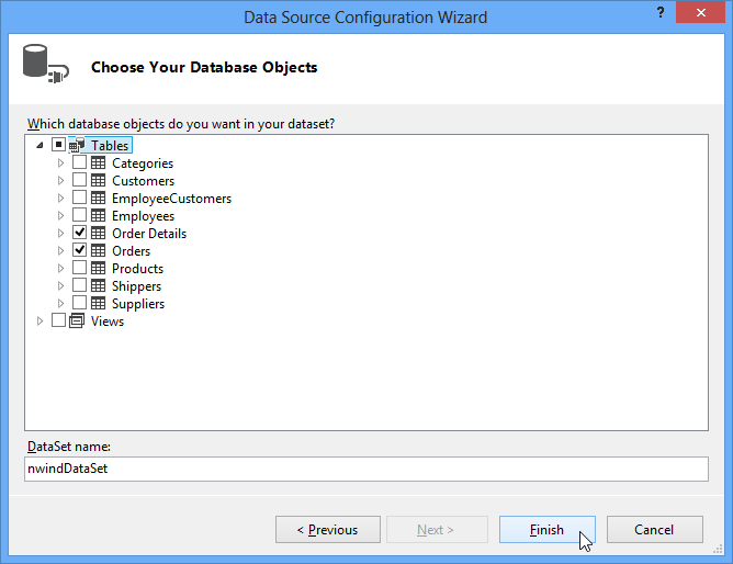 Binding Grid Control To A Data - Step 6