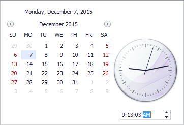 CalendarControl-Time