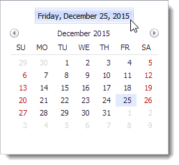 calendarcontrol js