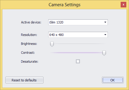 image plus camera control