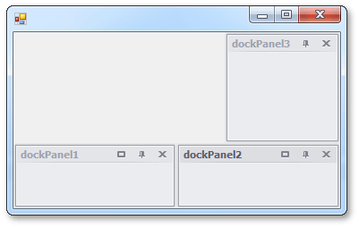 codejock tabbed docking panel initial dock position