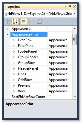CD_XtraGridPrint_AppearancePrint-BandedGridView