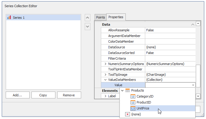 Series properties