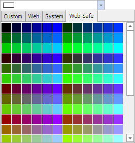 ColorPickEdit_WebSafePalette