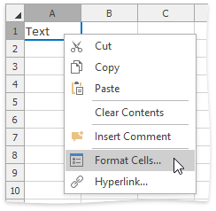 ContextMenuFormatCells