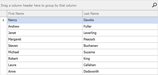 WinForms Data Grid - Create Grid Columns, DevExpress