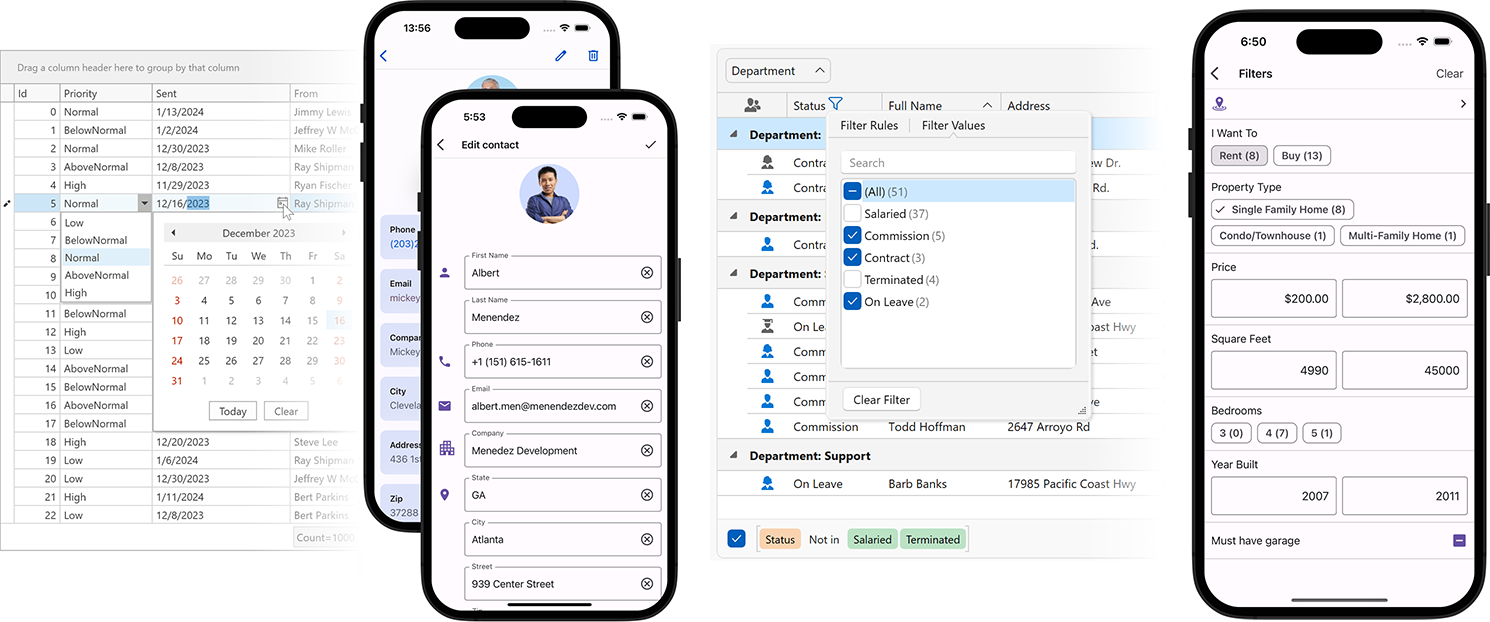 Hybrid App - WinForms and .NET MAUI, DevExpress