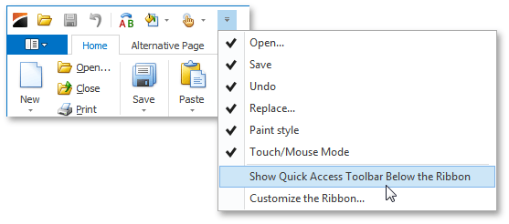 CustomizeButtonDropDownMenu