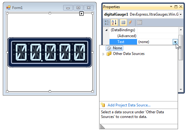 DataBinding_DigitalGaugeText