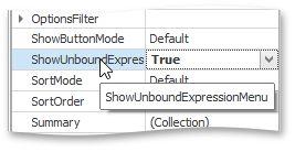 DataGridBinding_ShowUnboundExpressionMenu