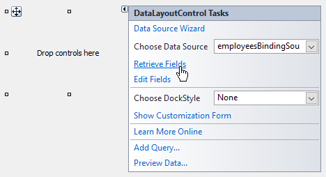 DataLayoutControl-bound-smartTag-RetrieveFieldsCommand