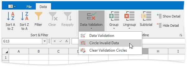 DataValidationRibbon