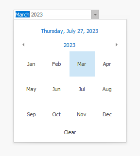 Vista Calendar View Style - WinForms DateEdit, DevExpress