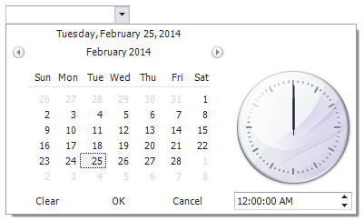 DateEditWithClock