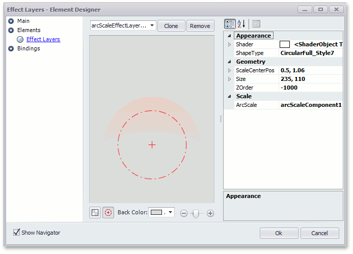 Design-Time Features - Effect Layers Editor 