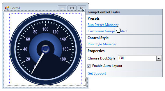 Design Time - Run Preset Manager