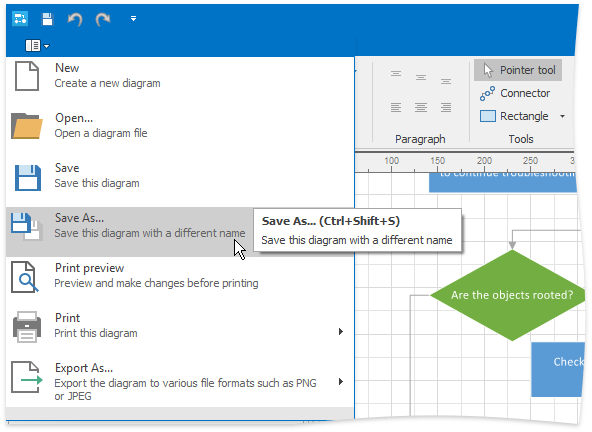 diagram saving