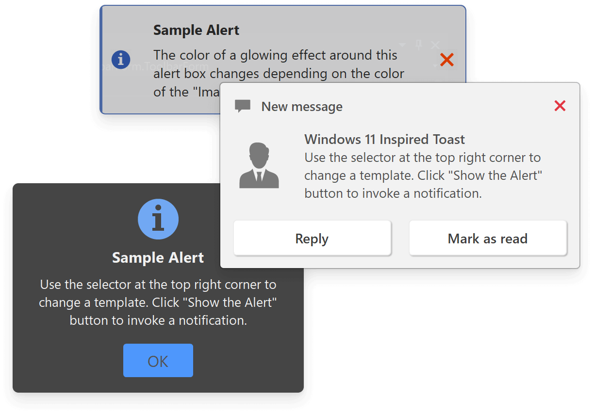 Messages Notifications And Dialogs Winforms Controls Devexpress Documentation 5409