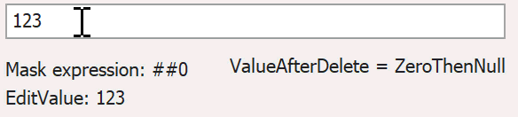 Value after delete