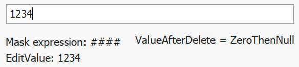 Value after delete 3