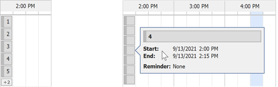 Scheduler Stretch Appointments Mode