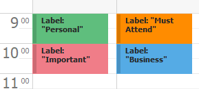 Scheduler - Appointments - Labels