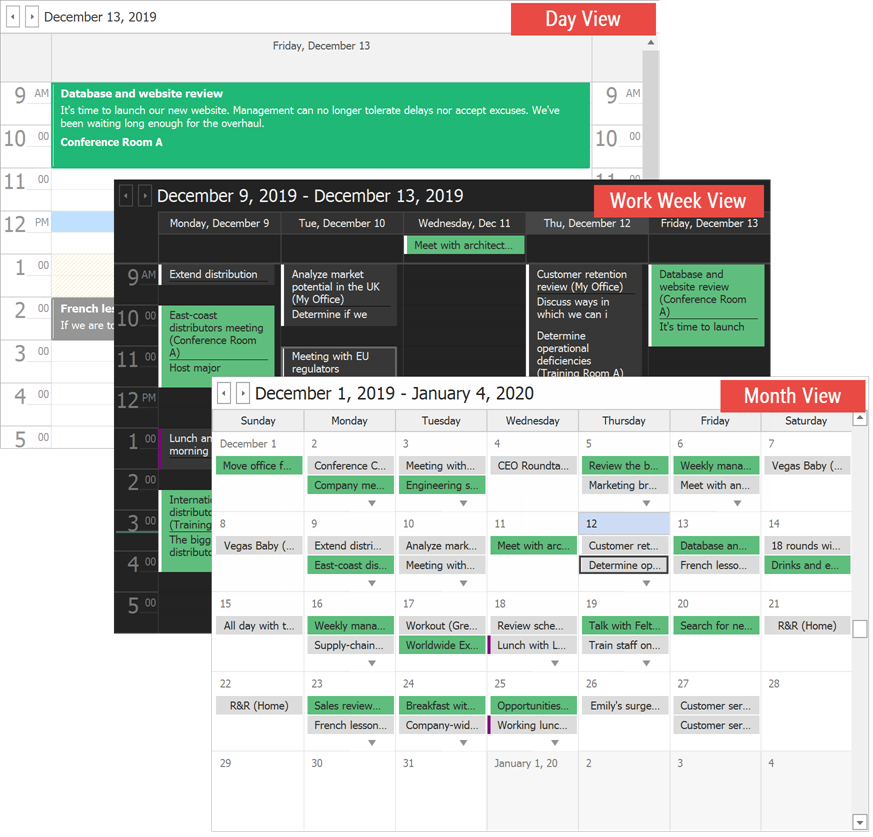 Scheduler WinForms Controls DevExpress Documentation