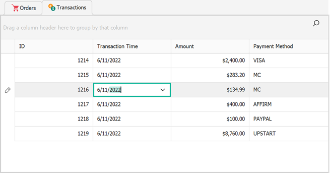 WinForms Tab Control, DevExpress