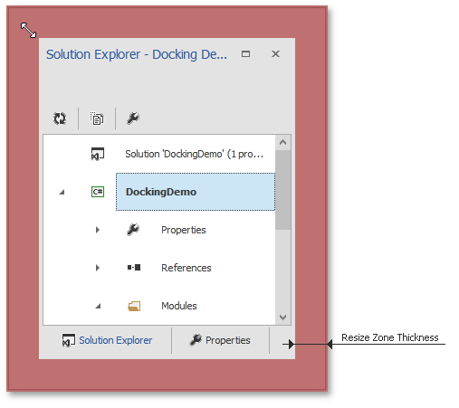 Docking - Resize Zone Thickness