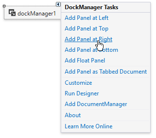 codejock docking pane initial dock position