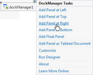DockingUI - Add Panels Smart Tag