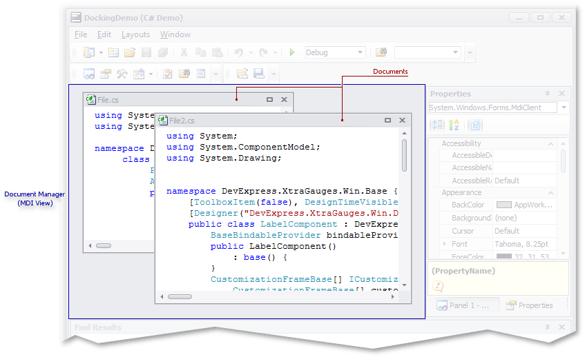 Document Manager - MDI UI