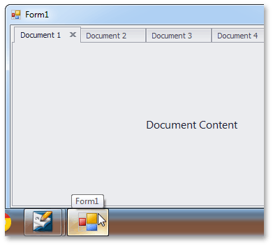 Document Manager - TaskBar Thumbnails 1