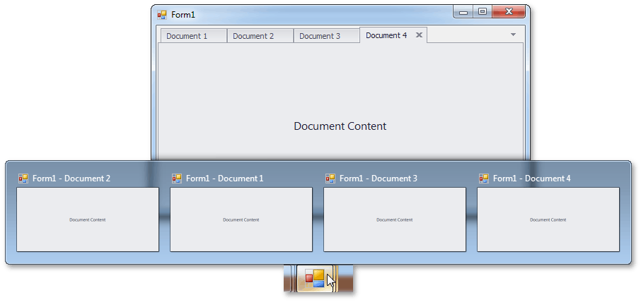 Document Manager - TaskBar Thumbnails 2