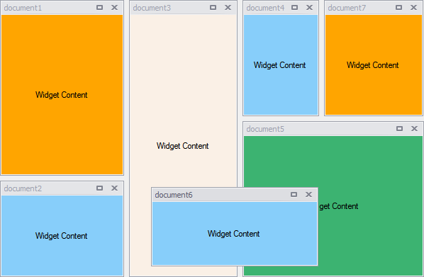 Document Manager - WidgetView - Free Layout Overview