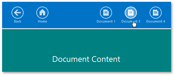 Document Manager - WinUI - Slide Group NavButtons