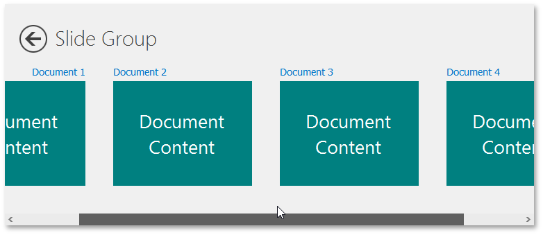 Document Manager - WinUI - Slide Group new