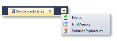 Document Selector Button
